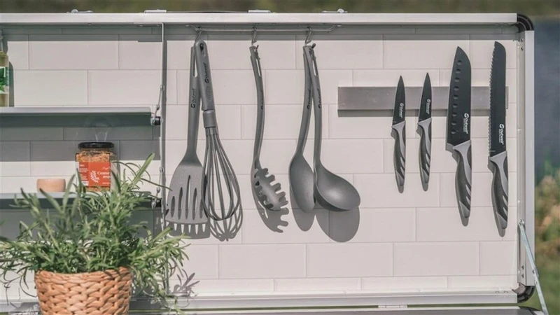 Outwell Magante Campingkeuken - Grijs 11 Outwell Magante Campingkeuken - Grijs - Afbeelding 9