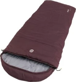 Outwell Campion Lux Slaapzak - Aubergine Rood -KampGear Winkel 1069 1900 5709388127891 campion lux aubergine feature photo14