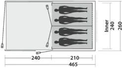 Easy Camp Galaxy 400 Steel Blue Tunneltent - 4 Personen 11 Easy Camp Galaxy 400 Steel Blue Tunneltent - 4 Personen -KampGear Winkel 1179 1900 e5f08167 cd39 48bb 9924 b67496b9e714 1280x960