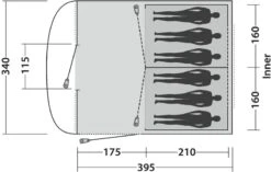 Easy Camp Edendale 600 Tunneltent 6 Persoons - Grijs -KampGear Winkel 1278 1900 88606f57 e3cb 4c30 8898 4536f255e167 1280x960