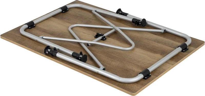 Bo-Camp Feather 110 X 70 Cm Campingtafel - Bruin 4 Bo-Camp Feather 110 X 70 Cm Campingtafel - Bruin - Afbeelding 2