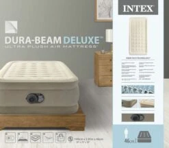 Intex Ultra Plush Luchtbed - Eenpersoons - Ingebouwde Elektrische Pomp -KampGear Winkel 1663 1900 64426nd pkg 2023 300