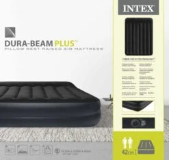 Intex Pillow Rest Raised Luchtbed - Queensize - Ingebouwde Elektrische Pomp 21 Intex Pillow Rest Raised Luchtbed - Queensize - Ingebouwde Elektrische Pomp -KampGear Winkel 1810 1900 64124nd pkg 2023 300