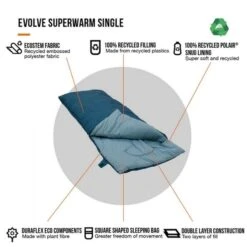 Vango Evolve Superwarm Slaapzak - Blauw 17 Vango Evolve Superwarm Slaapzak - Blauw -KampGear Winkel 1900 1783 evolve superwarm single 8
