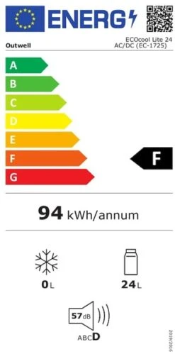 Outwell Ecocool Lite Elektrische Koelbox - 24 Liter - Donkerblauw -KampGear Winkel 1900 950 ecocool blauw 5