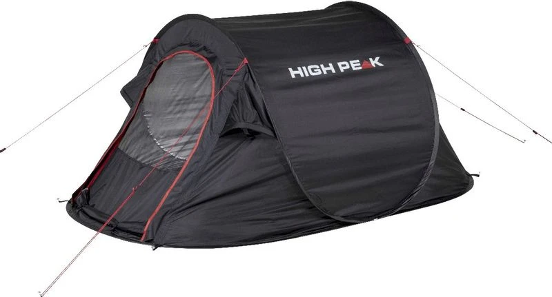 High Peak Vision 2 Pop-up Tent - 2 Persoons - Zwart 6 High Peak Vision 2 Pop-up Tent - 2 Persoons - Zwart - Afbeelding 4