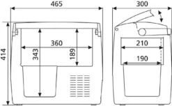 Dometic CoolFreeze CDF 18 Autokoelbox - 18L -KampGear Winkel 737 1200 900 900 dometic coolfreeze cdf 18 7