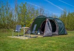 Easy Camp Galaxy 400 Rustic Green Tunneltent - 4 Personen -KampGear Winkel 827 1200 camping shoot 45