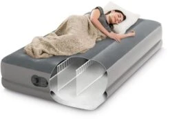 Intex Prestige Mid-Rise Luchtbed - Eenpersoons - Ingebouwde Elektrische Pomp -KampGear Winkel 835 1200 intex twin prestige mid rise luchtbed 1 persoons 3