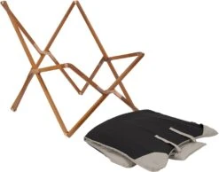 Bo-Camp Urban Outdoor Bloomsbury Vlinderstoel - Beige - L -KampGear Winkel 900 1148 1200354 06