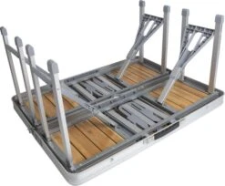 Bo-Camp 136 X 85 Inklapbare Picknicktafel - Bamboe -KampGear Winkel 900 1350 1404800 05