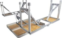 Bo-Camp 136 X 85 Inklapbare Picknicktafel - Bamboe -KampGear Winkel 900 1350 1404800 07