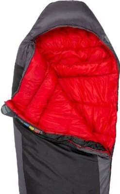 Highlander Serenity 350 Mummy Slaapzak - Charcoal -KampGear Winkel 900 900 sb186 ch topopen