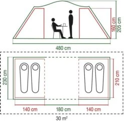 Coleman Spruce Falls 4 Vis-a-vis Tent - 4 Persoons 10 Coleman Spruce Falls 4 Vis-a-vis Tent - 4 Persoons -KampGear Winkel 900 917 spruce falls 7