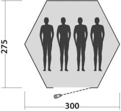 Easy Camp Bolide 400 Tipitent - 4 Personen -KampGear Winkel 900 983 plattegrond bolide 2