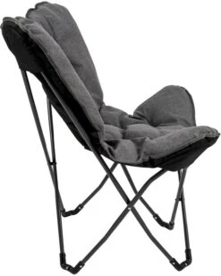 Bo-Camp Urban Outdoor Grainger Vlinderstoel - Antraciet -KampGear Winkel bo camp grainger vlinderstoel grijs 8