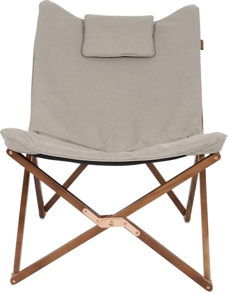 Bo-Camp Urban Outdoor Bloomsbury Vlinderstoel - Beige - M 4 Bo-Camp Urban Outdoor Bloomsbury Vlinderstoel - Beige - M - Afbeelding 2