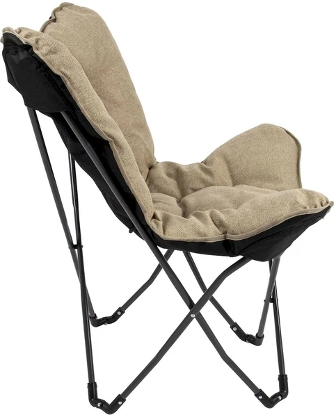 Bo-Camp Urban Outdoor Grainger Vlinderstoel - Beige 4 Bo-Camp Urban Outdoor Grainger Vlinderstoel - Beige - Afbeelding 2