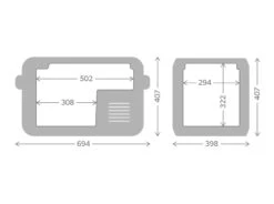 Dometic CFX3 35 Compressor Koelbox - 32 Liter -KampGear Winkel cfx3 35