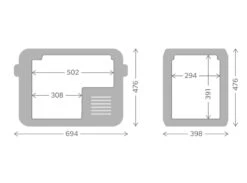 Dometic CFX3 45 Compressor Koelbox - 40 Liter -KampGear Winkel cfx3 45