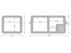 Dometic CFX3 95DZ Compressor Koelbox - 93 Liter 8 Dometic CFX3 95DZ Compressor Koelbox - 93 Liter -KampGear Winkel cfx3 95