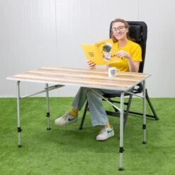 Dometic Zero Light Oak Large Campingtafel - 120 X 70 Cm -KampGear Winkel zerolightoaklarge 4